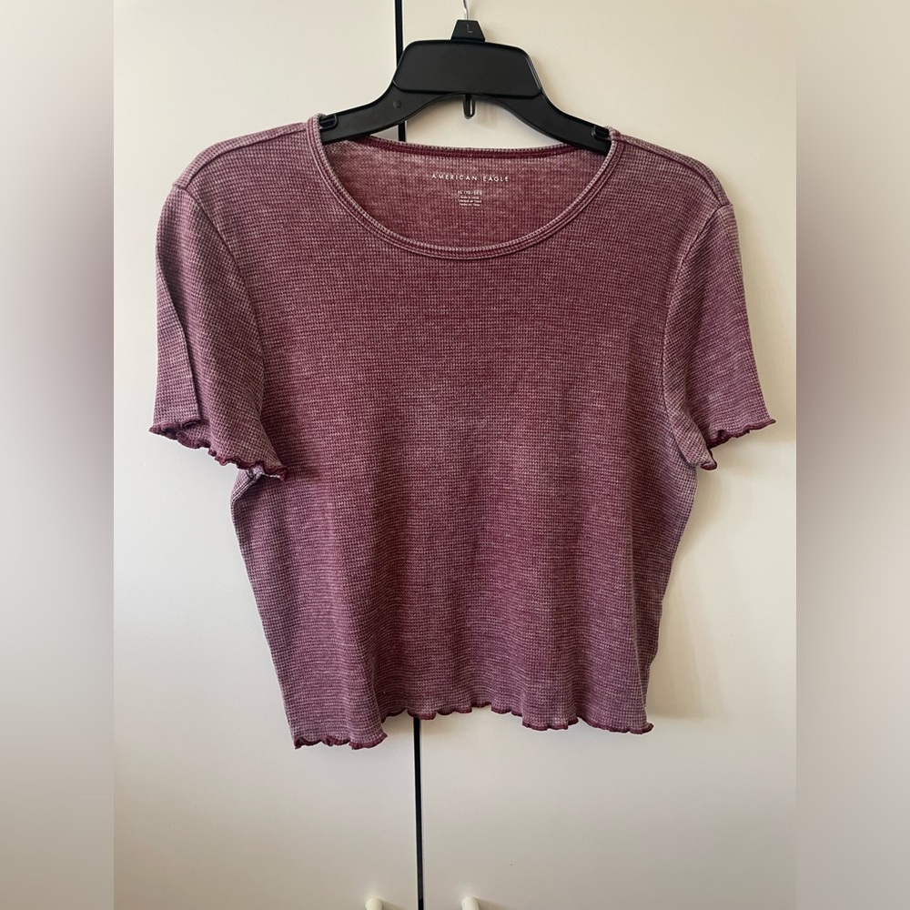 American Eagle Cropped Shirt
